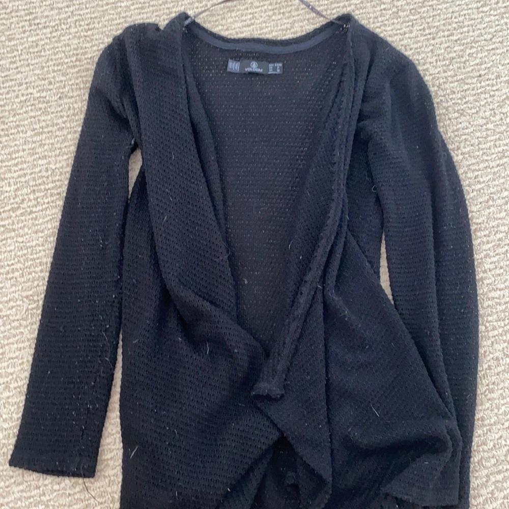 Black cardigan
